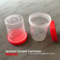 Covid Test Sputum Collection Cup con tapa